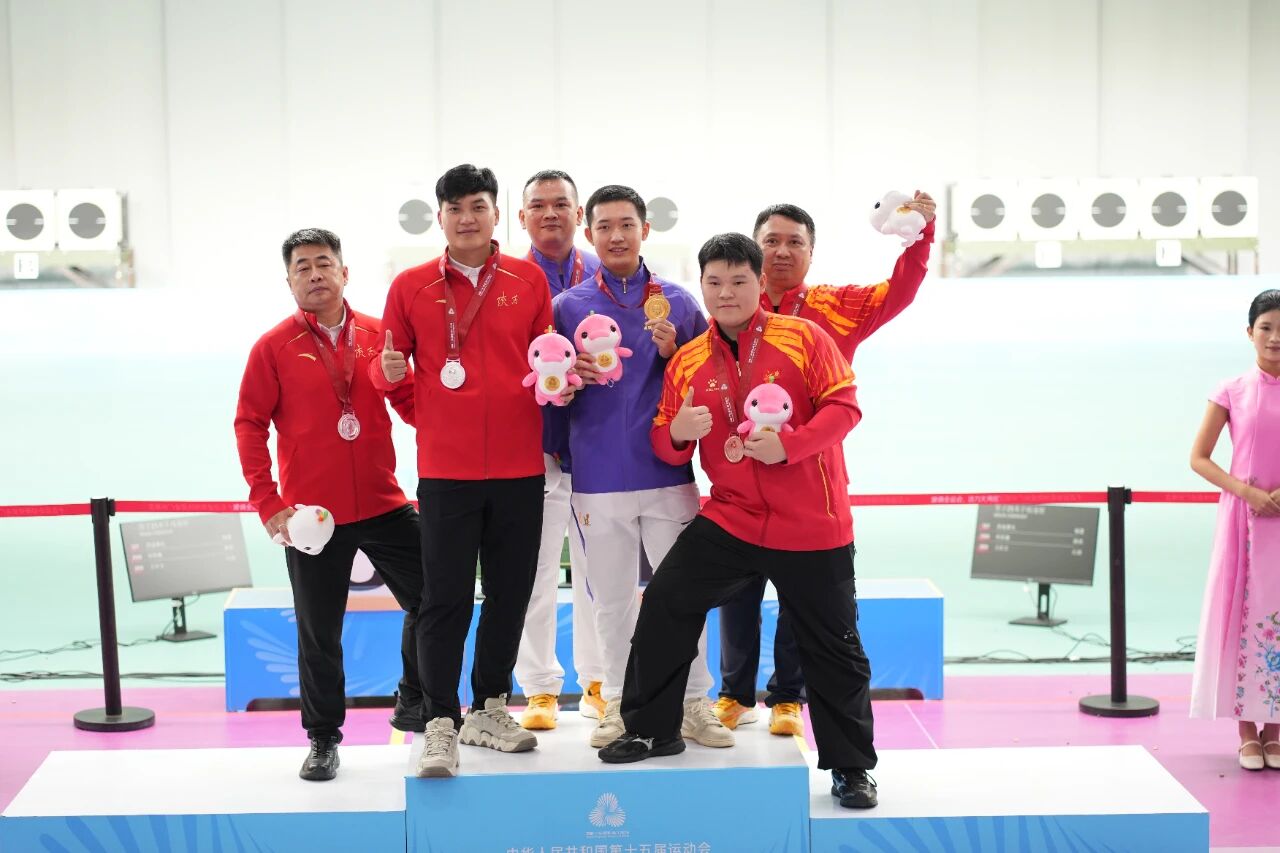 2金1银2铜！福建射击队交出全运会历史最佳成绩单